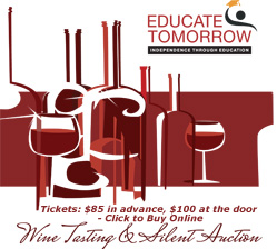Educate Tomorrow home main page Miami Black Tie event on October 6, 2007